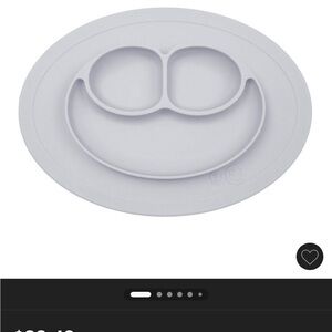 Ezpz The Mini May Gray Silicone Suction Plate